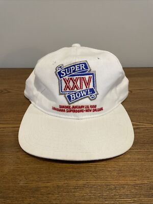Vintage New Era Super Bowl XXIV White Hat