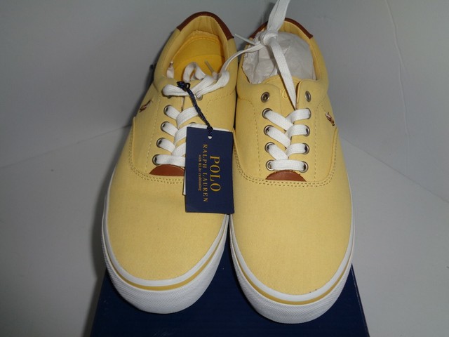 yellow canvas sneakers