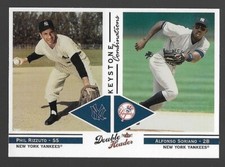 PHIL RIZZUTO & ALFONSO SORIANO 2003 Fleer Double Header Keystone Combinations