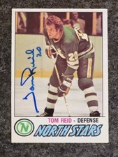 Tom Reid Autographed 1977-78 O-Pee-Chee Card #306