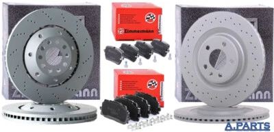 ZIMMERMANN BREMSENSATZ KOMPLETT 375 350mm VORNE / HINTEN AUDI A8 D5 4N Q7 4M - Bild 1 von 4