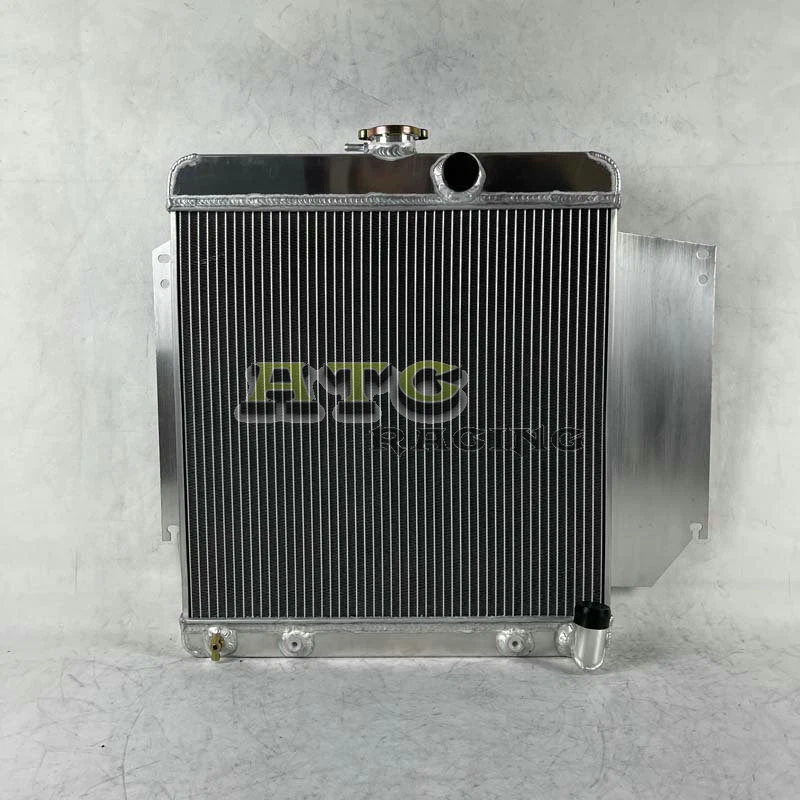 5 filas para Dodge Dart/Plymouth Valiant l6 AT 1965 1966 radiador de aluminio + ventilador Foto 2 de 4