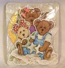 BOYDS BEARS Baby Nursery WALL ART Childs Room Decor CARDBOARD CUT OUTS