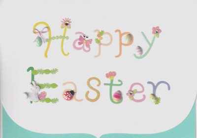 PAPYRUS EASTER CARD NIP (MRP $7.95) HAPPY EASTER A CARD (O1)