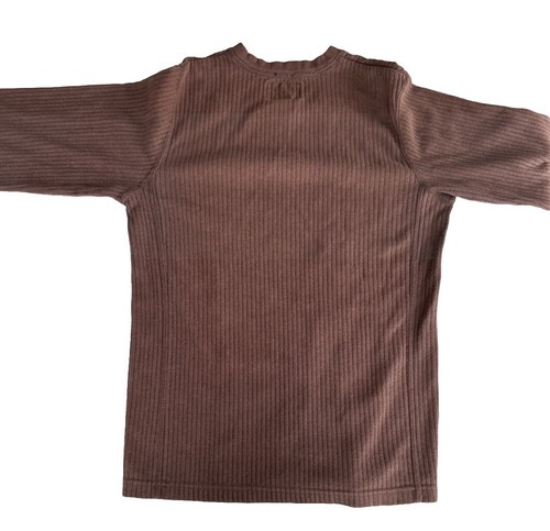 Abercrombie Fitch Sweater Mens M Brown Muscle Ribbed V Neck Pullover Vintage Y2K - Picture 8 of 12