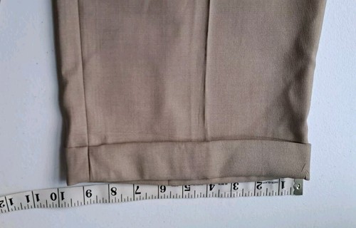 HERRENHOSE JC PENNY STAFFORD MICRO-STRIA HELLBRAUN W 38 IN 30 - Bild 12 von 12