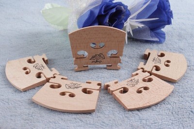 5pcs x Violin bridge High Quality maple wood Violin parts for 4/4 full Size