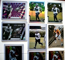 Derek Barnett RC SP Lot 12 Unparalleled /149 Optic Elite Select /99 Eagles Champ