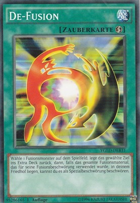 YU-GI-OH De Fusion YGLD-DEB31 Common