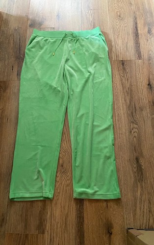 💕 Juicy Coulture Bright Green Size XL Tracksuit Bottom 💕 - Picture 7 of 8
