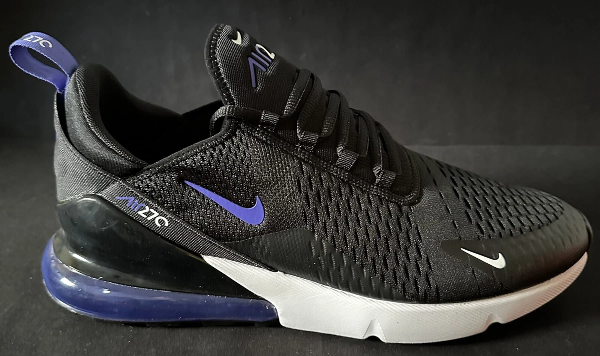Nike Air Max 270 Essential Black Persian Violet Men Shoes Size 13 New DN5464 101