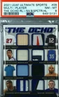 2021 LEAF ULTIMATE SPORTS THE OCHO 8  PATCH #1/3 TOM BRADY. GOAT 🐐 🐐
