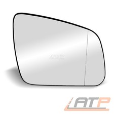 SPIEGELGLAS AU&szlig;ENSPIEGEL RECHTS BEHEIZT ASPH&Auml;RISCH F&Uuml;R MERCEDES C-KLASSE W204