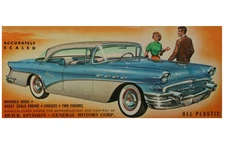 Atlantis Models 1230 1/32 1956 Buick Riviera with Glass Model Car Kit
