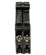 GE THQP230 Plug in 2 Pole 30 Amp Circuit Breaker 120/240V Fixed Thermal Magnetic
