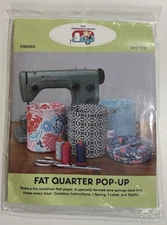 Fat Quarter Pop-up Basket Container Pattern Kit Sew Organized FQG120 6” x 5.5"