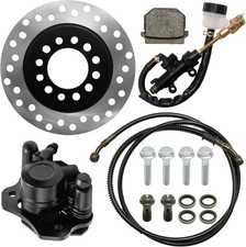 Hydraulic Disc Brake Assembly Caliper Master Cylinder Rotor Kit for ATV Go Kart
