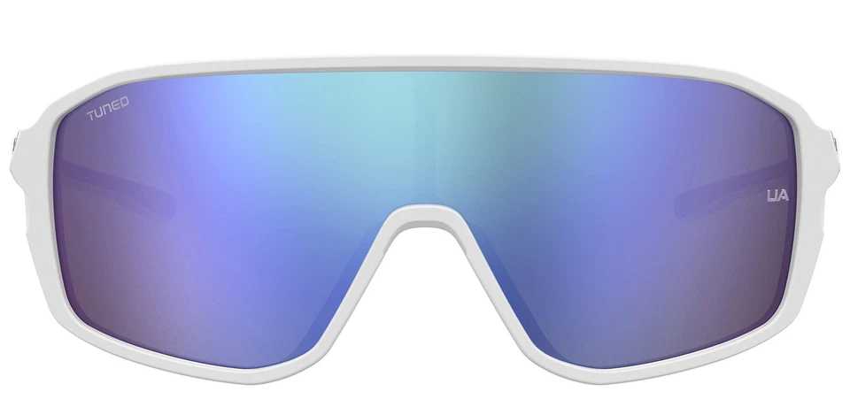 Gafas de sol deportivas blancas mate para hombre con marco Tr90 y estuche de almacenamiento Foto 3 de 4