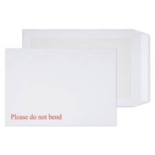 Blake Everyday Envelopes C4 White Pocket Peel and Seal Board Back 120g