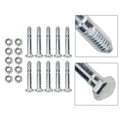 Neu Hermitshell 10er Set Scherstifte & Muttern für Ariens & 1 3865 709155