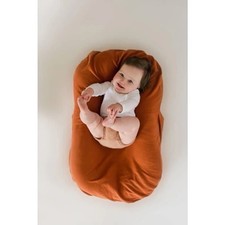 Snuggle Me Organic Infant Lounger Cover gingerbread orange