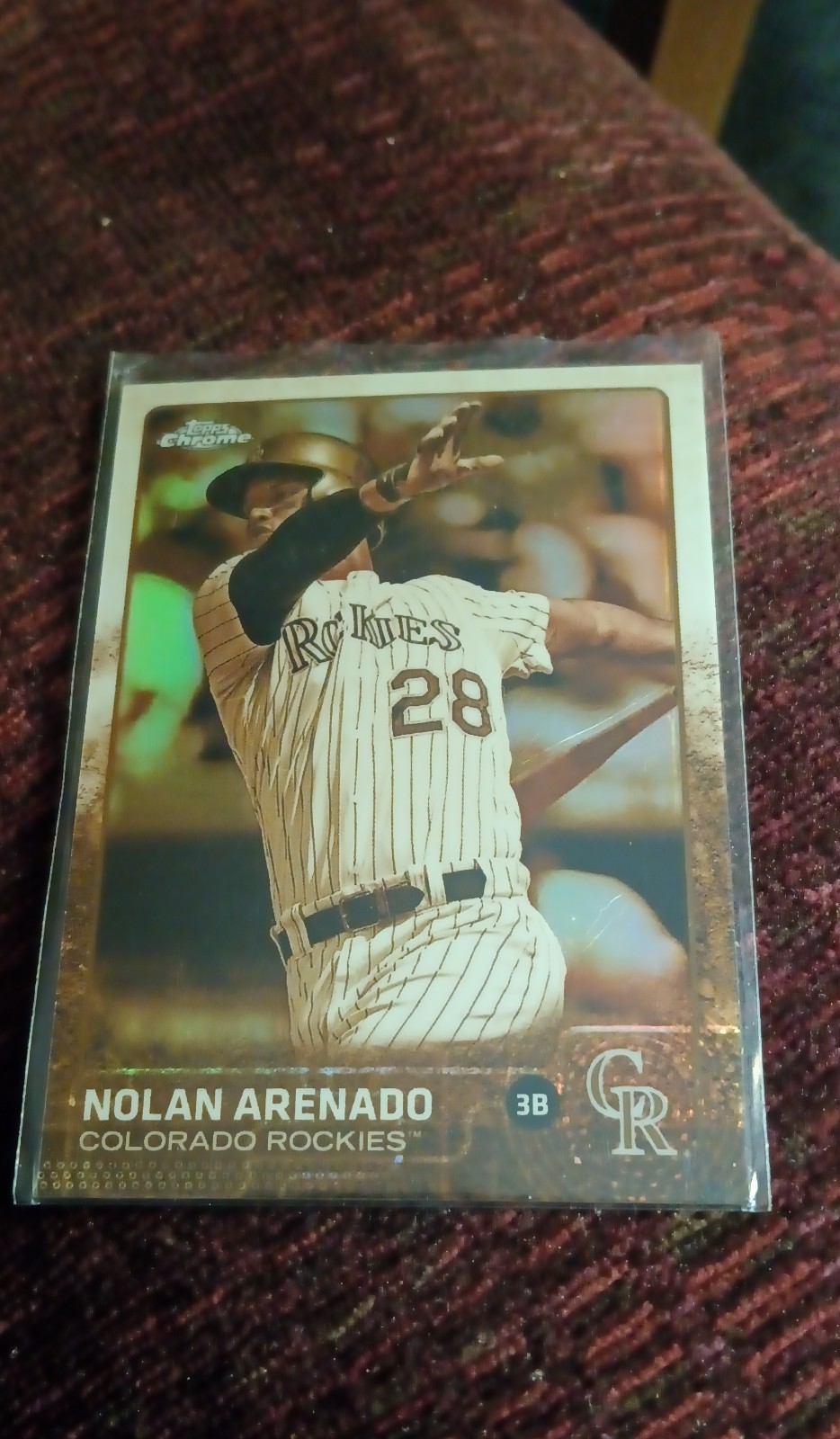 2015 Topps Chrome - Nolan Arenado #66 Sepia Refractor