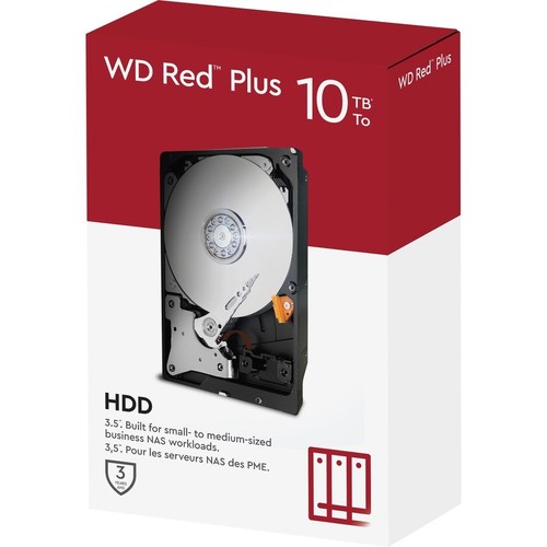 Western Digital Red Plus WD101EFBX 10 TB Hard Drive - 3.5" Internal - SATA - Picture 3 of 3