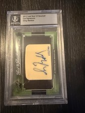 Greg Maddux 2011 Leaf Best of Baseball Cut Signatures Auto /1000 C