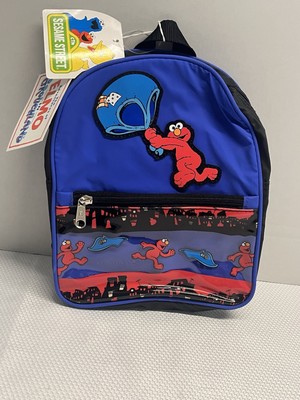 elmo mini backpack Vintage Elmo In Grouchland Sesame Street Kids Small Mini Backpack New NOS  Henson