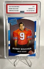 Bobby Boucher - Waterboy Custom Card Unrated Rookie, Bourbon Bowl! SLAB (parody)