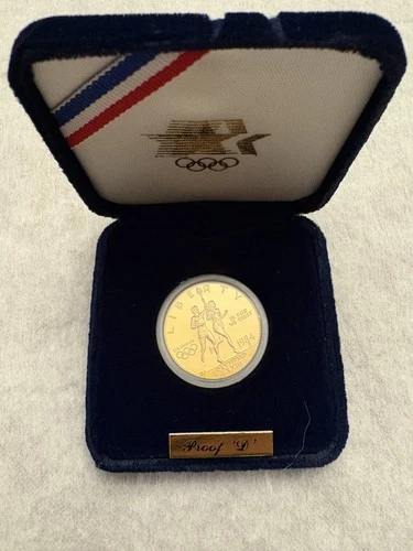 1984 D U.S. Olympic GOLD EAGLE $10 PROOF Commemorative Coin