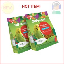 ZuPreem FruitBlend Flavor Pellets Bird Food for Small Birds, 2 lb Pack of 2 -