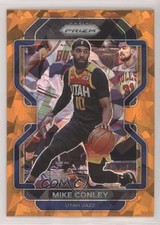 2021-22 Panini Prizm Orange Ice Prizm Mike Conley #117 5b4