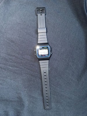 Casio Vintage Digitaluhr F-91W Herren Alarm Chrono Quarz Wasser Resistant