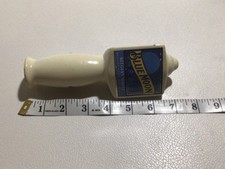 Blue Moon Beer Tap Handle Knob Top Bar Brewing Draft Belgian White Ceramic 7"