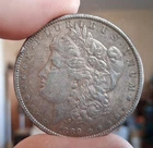 1889 Morgan Silver Dollar $1 Coin, Circulated, Business Strike, 0.9 Fineness