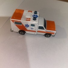 Matchbox 1977 White Ambulance Dial 911 Paramedics
