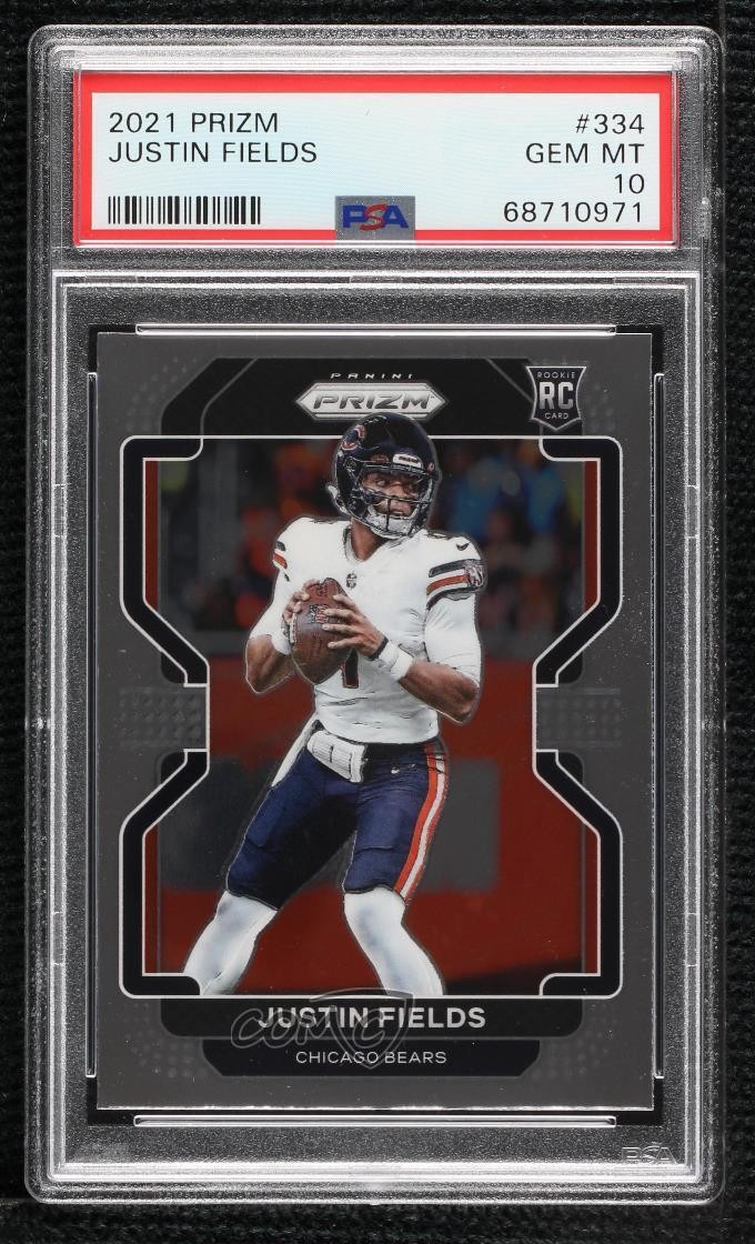 Justin Fields Panini Prizm #334 Base