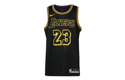 Nike Nba Lakers Lebron James Swingman Jersey DJ1433-011 Men's Size