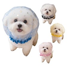 Dog Breathable Mesh Headband Anti Licking and Bite Head Net Cover for Cat Dog PN