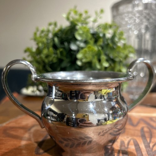 Vintage Farberware Stainless Sugar And Creamer Set NY - Picture 4 of 17