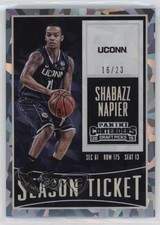 2015 Contenders Draft Picks Season Ticket Cracked Ice 16/23 Shabazz Napier 1l2