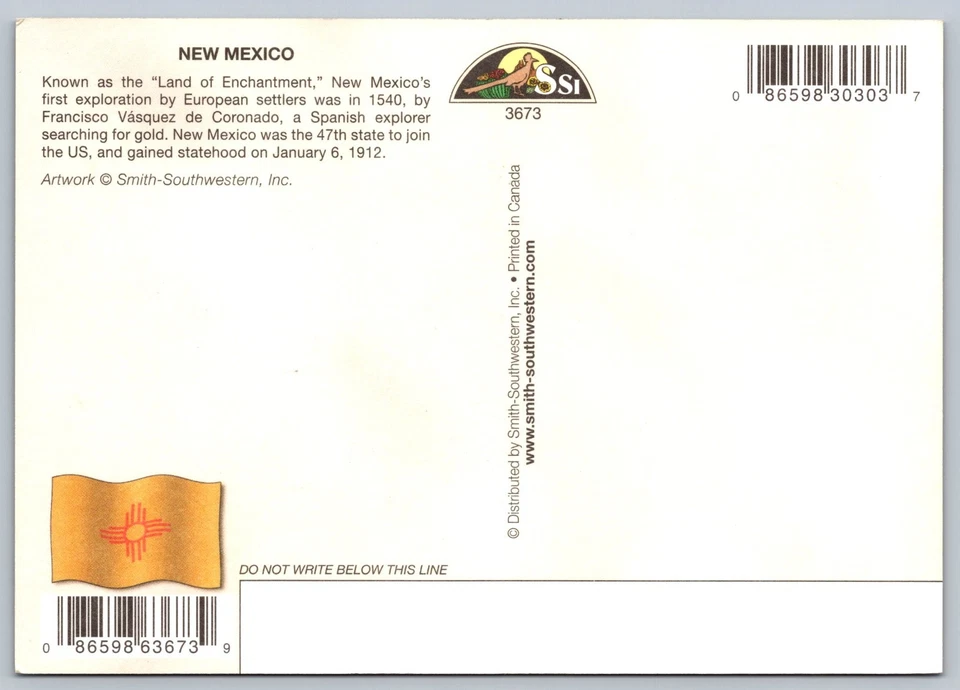 #4591 New Mexico FDC Maxi Card - Image 2 of 2