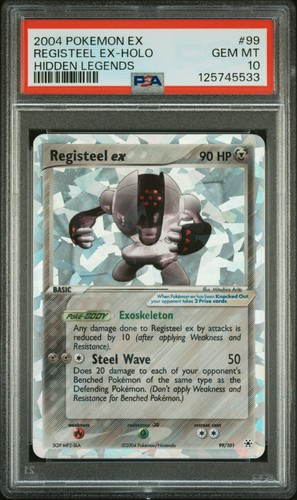 Registeel ex graded PSA 10 for sale on eBay