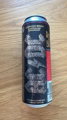 AC/DC GERMAN BEER - ROCK or BUST - 568 ml EMPTY CAN RARE Collectibles CAN AC DC