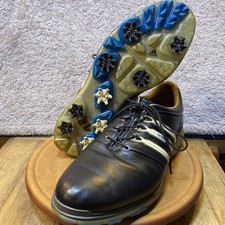 ADIDAS TOUR 360 ADIPURE MEN'S GOLF SHOES SIZE 10 Q46661 Black Leather