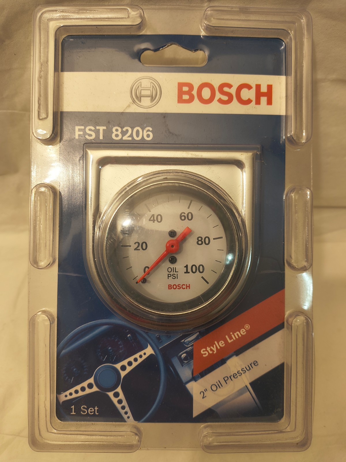 Pressure Gauge (white Face)
