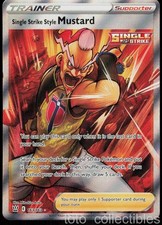 Single Strike Style Mustard 163/163 Ultra Rare Battle Styles Pokemon Holo NM