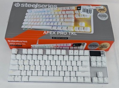 SteelSeries Apex Pro TKL - RGB Gaming Keyboard - White
