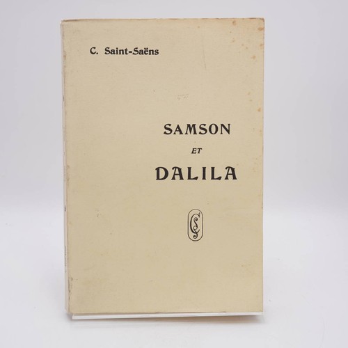 Sheet music SAMSON et DALILA Samson and Delilah opera score